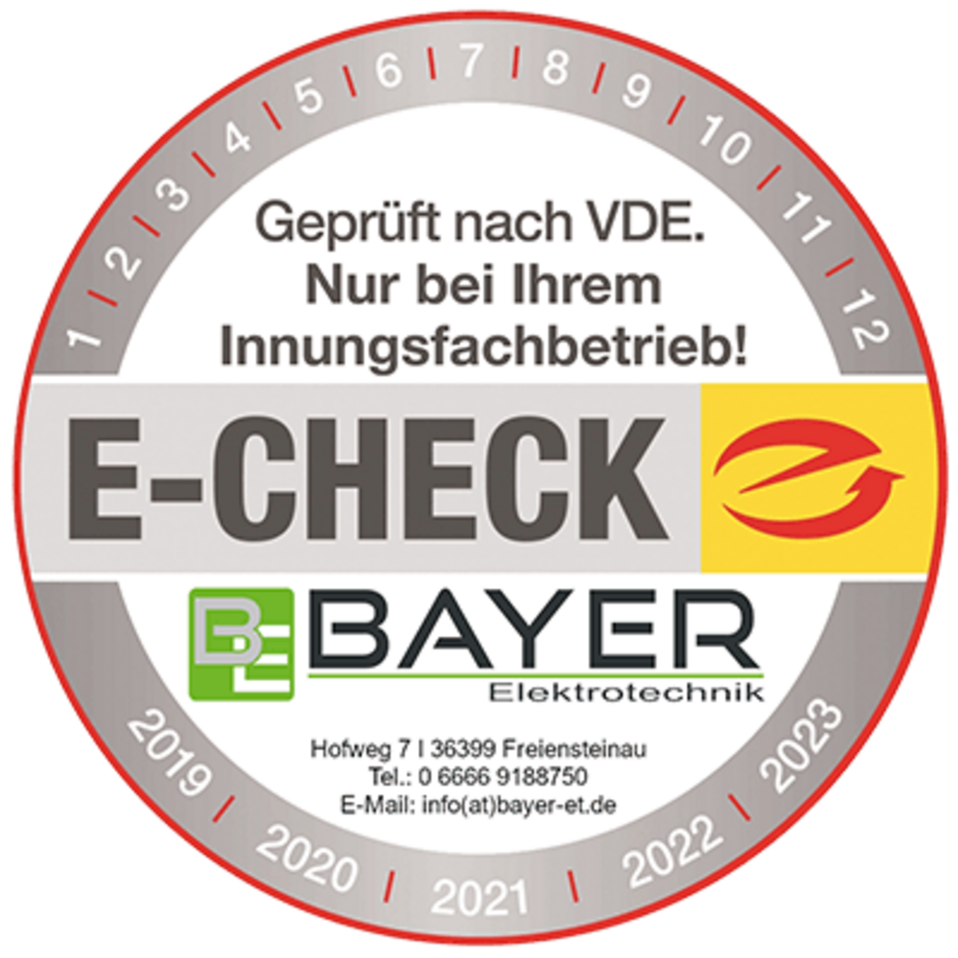 Elektro-Check bei Bayer Elektrotechnik in Freiensteinau